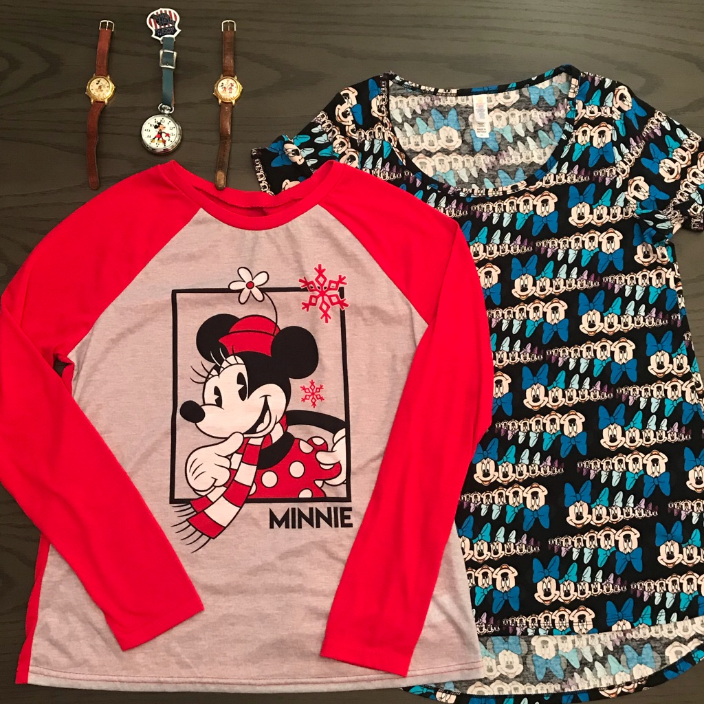 Disney Mickey And Minnie Mouse WatchShirt Bundle 200$